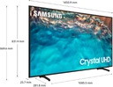 Samsung Smart TV 65 inch CU8000 Crystal UHD 4K