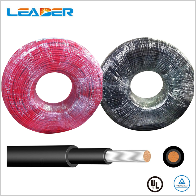 Leader cable dc 10mm 1500v Red &amp; Black