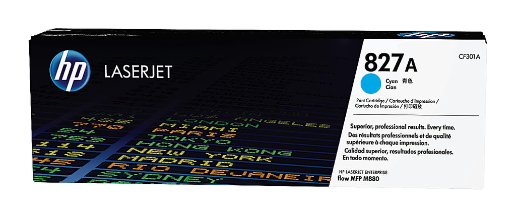 HP 827A Cyan Toner Cartridge - (CF301A)