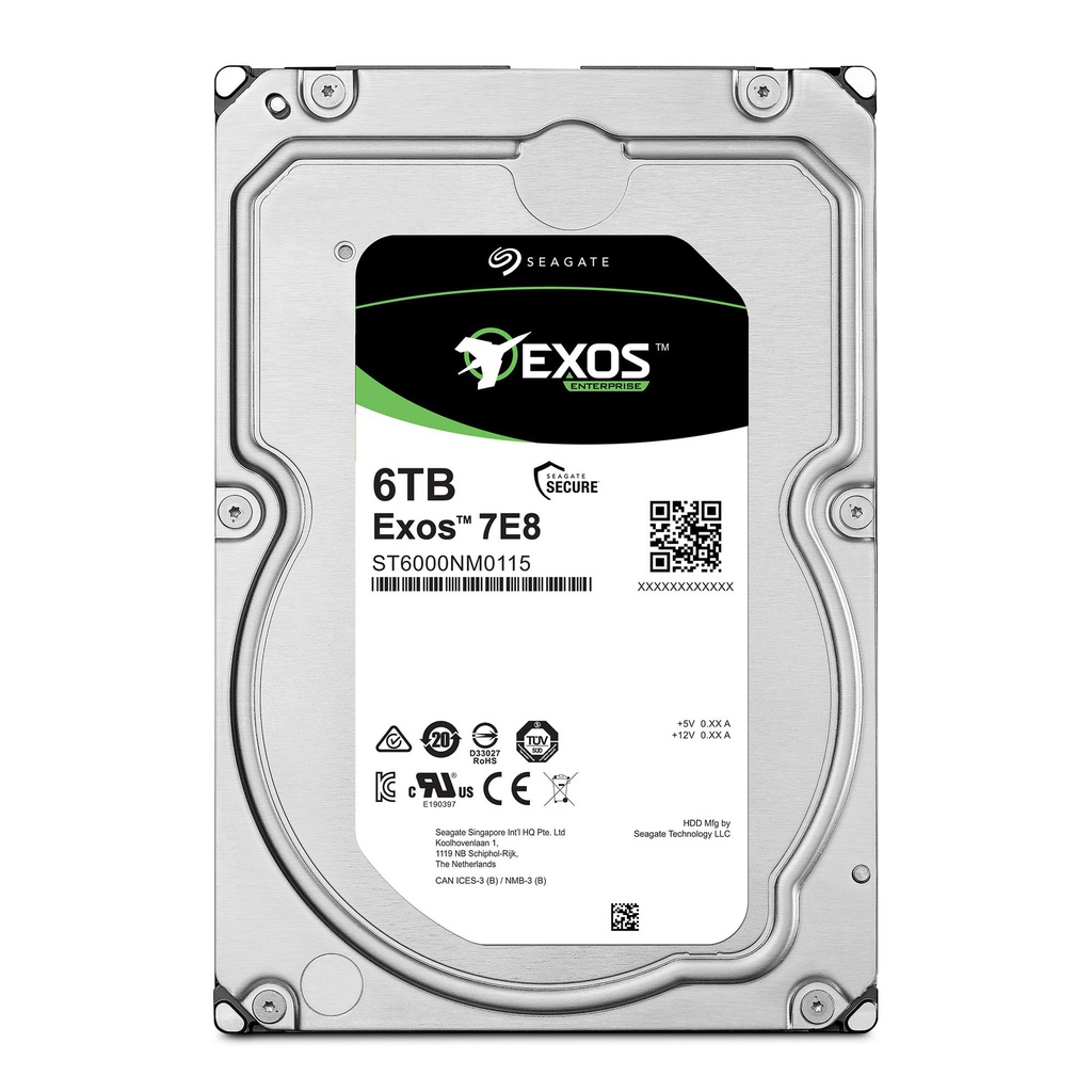 Seagate Exos 7E8 6TB Internal Hard Drive Enterprise