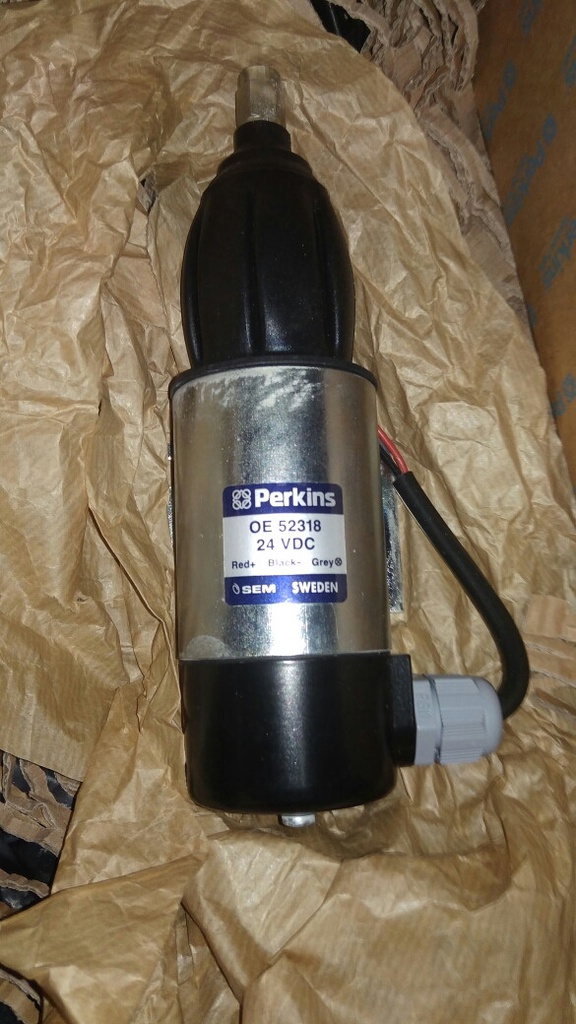 Solenoid Perkins OE52318-OE51557-0E51557-0E52318  24 VDC
