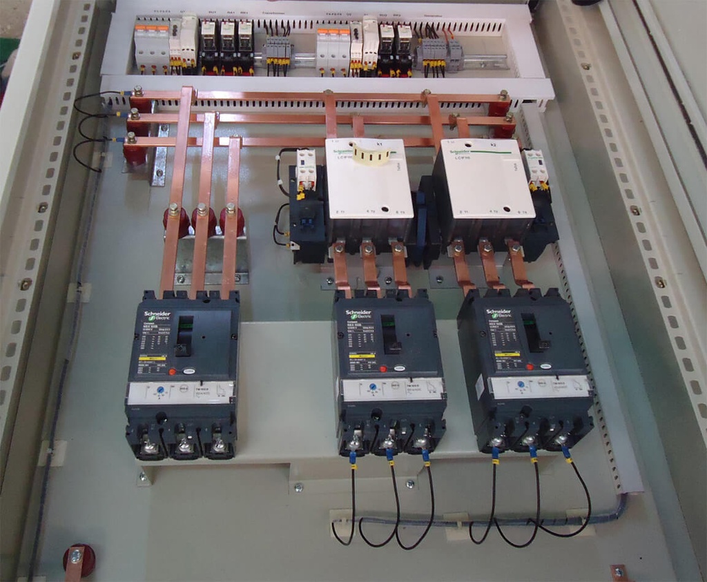 لوحة تحكم كهرباء 3 مصادر ATS Panel 3 Source 150A