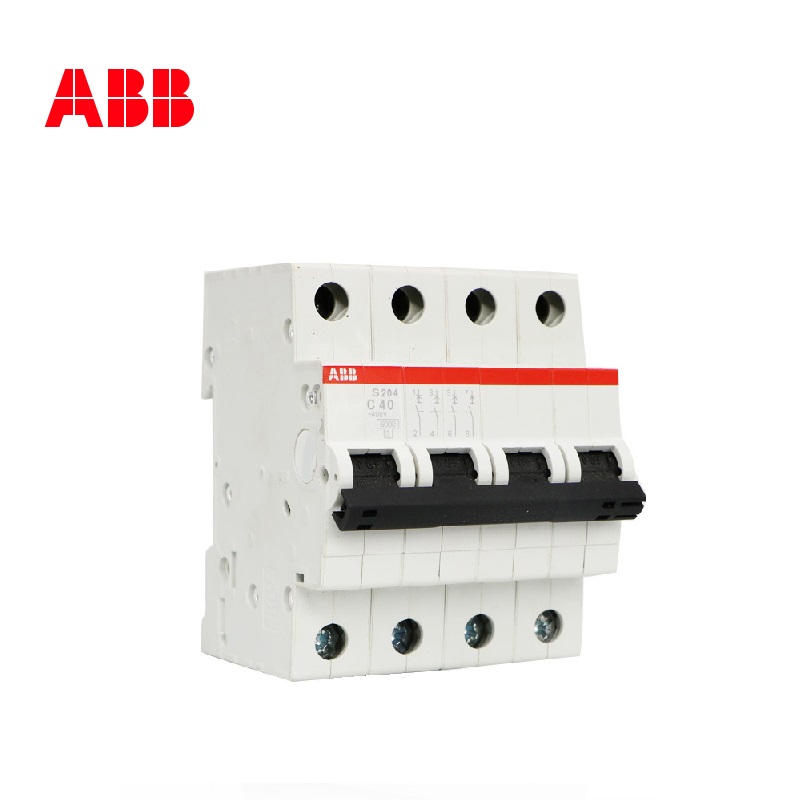 قاطع كهرباء ABB 40A Type C - 4P - MCB - 10kA