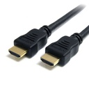 3m HDMI Cable - 4K High Speed HDMI Cable with Ethernet - 4K 30Hz UHD HDMI Cord - 10.2 Gbps Bandwidth - HDMI 1.4 Video / Display Cable M/M 28AWG - HDCP 1.4 - Black